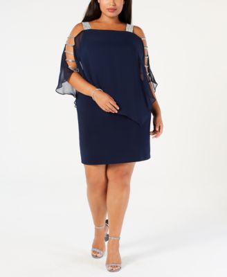 navy blue midi shirt dress