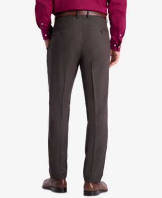 Men's Slim-Fit Stretch Premium Textured Weave Dress Pants