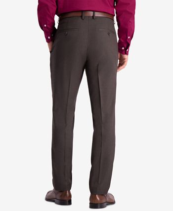 Kenneth Cole Reaction - Men's Slim-Fit Stretch Premium Textured Weave Dress Pants