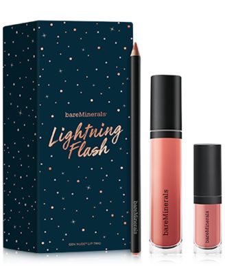 bareMinerals - 3-Pc. Lightning Flash Gen Nude Lip Set