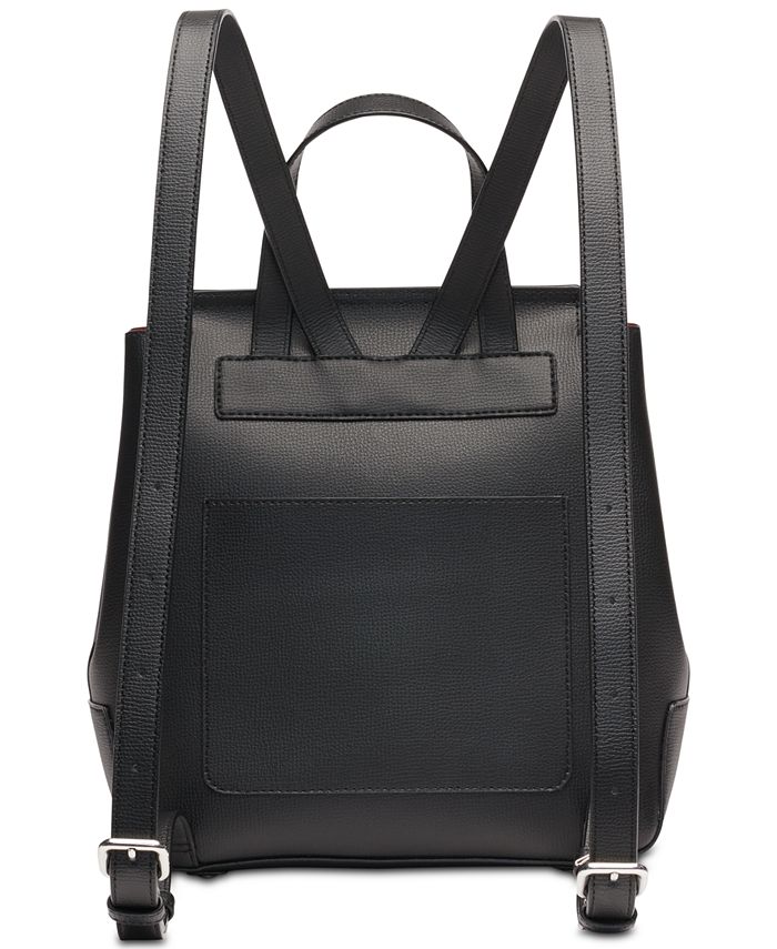 DKNY Sullivan Leather Flap Backpack, Created for Macy's & Reviews ...