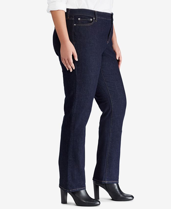 Lauren Ralph Lauren Premier Straight Jeans & Reviews - Jeans - Plus ...