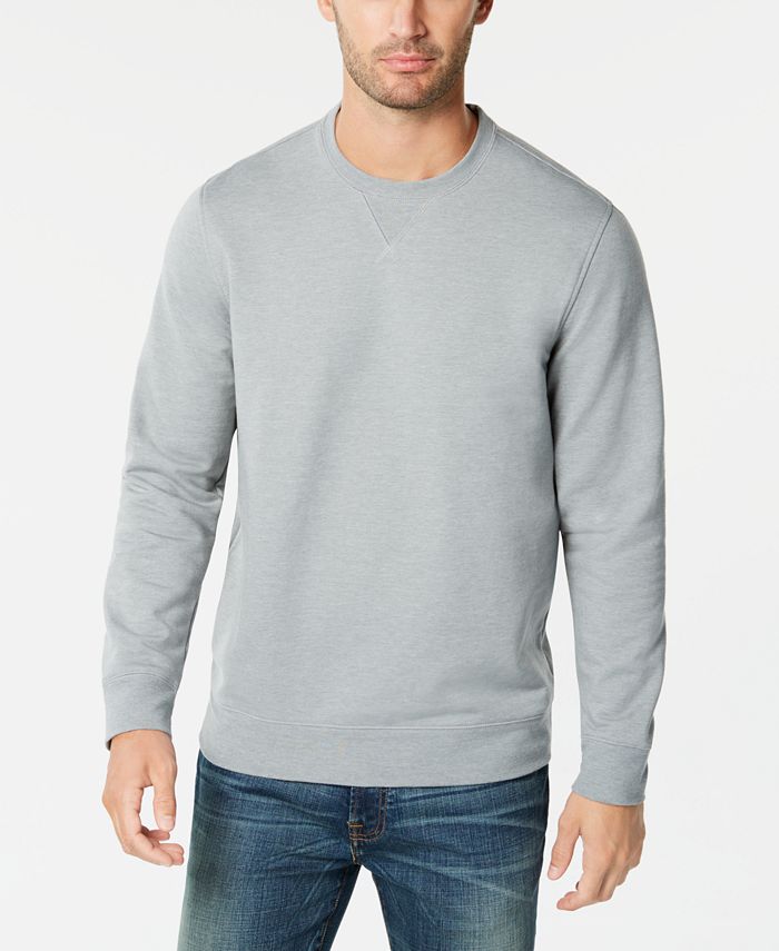 Club Room Men's Fleece Sweatshirt, Created for Macy's & Reviews ...