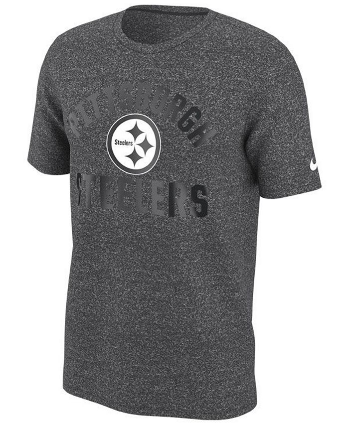 Nike Men's Pittsburgh Steelers Marled Gym Arch T-Shirt - Macy's