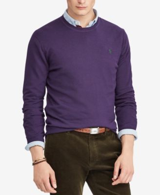 polo ralph lauren men's merino wool polo sweater