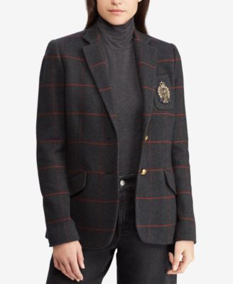 ralph lauren bullion patch blazer