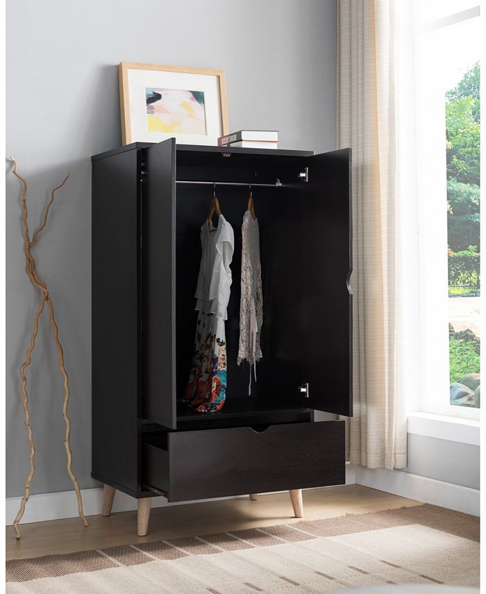 Furniture of America Massenburg II Modern Wardrobe Armoire Macy's