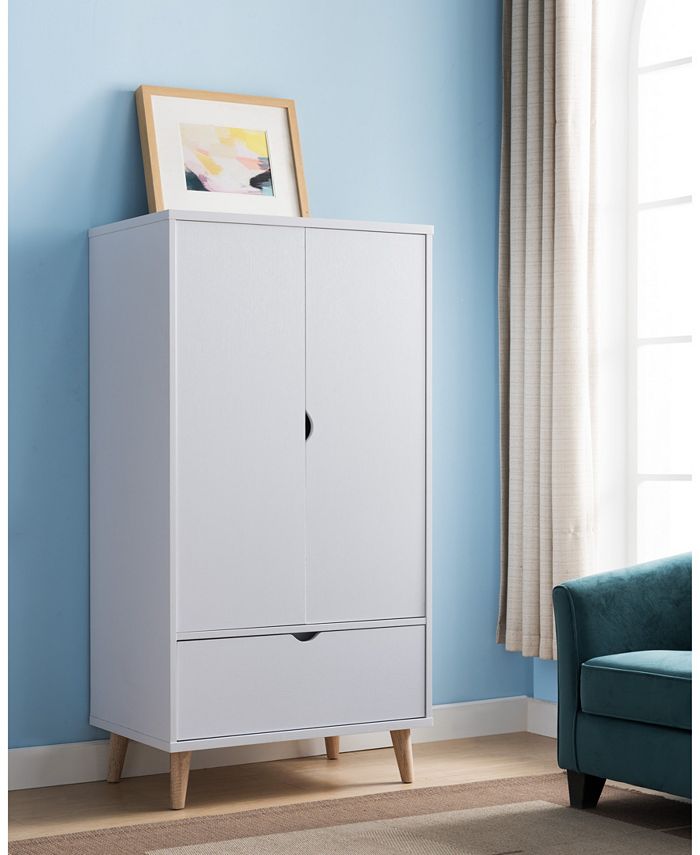 Furniture of America Modern Massenburg II Wardrobe Armoire Macy's