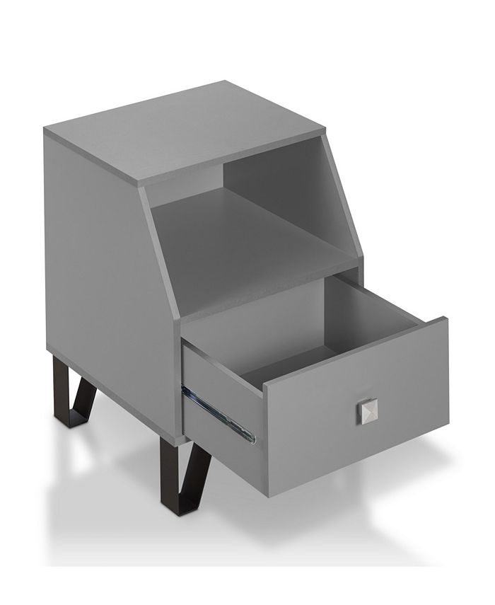 Furniture of America Jilah Modern Storage End Table Macy's