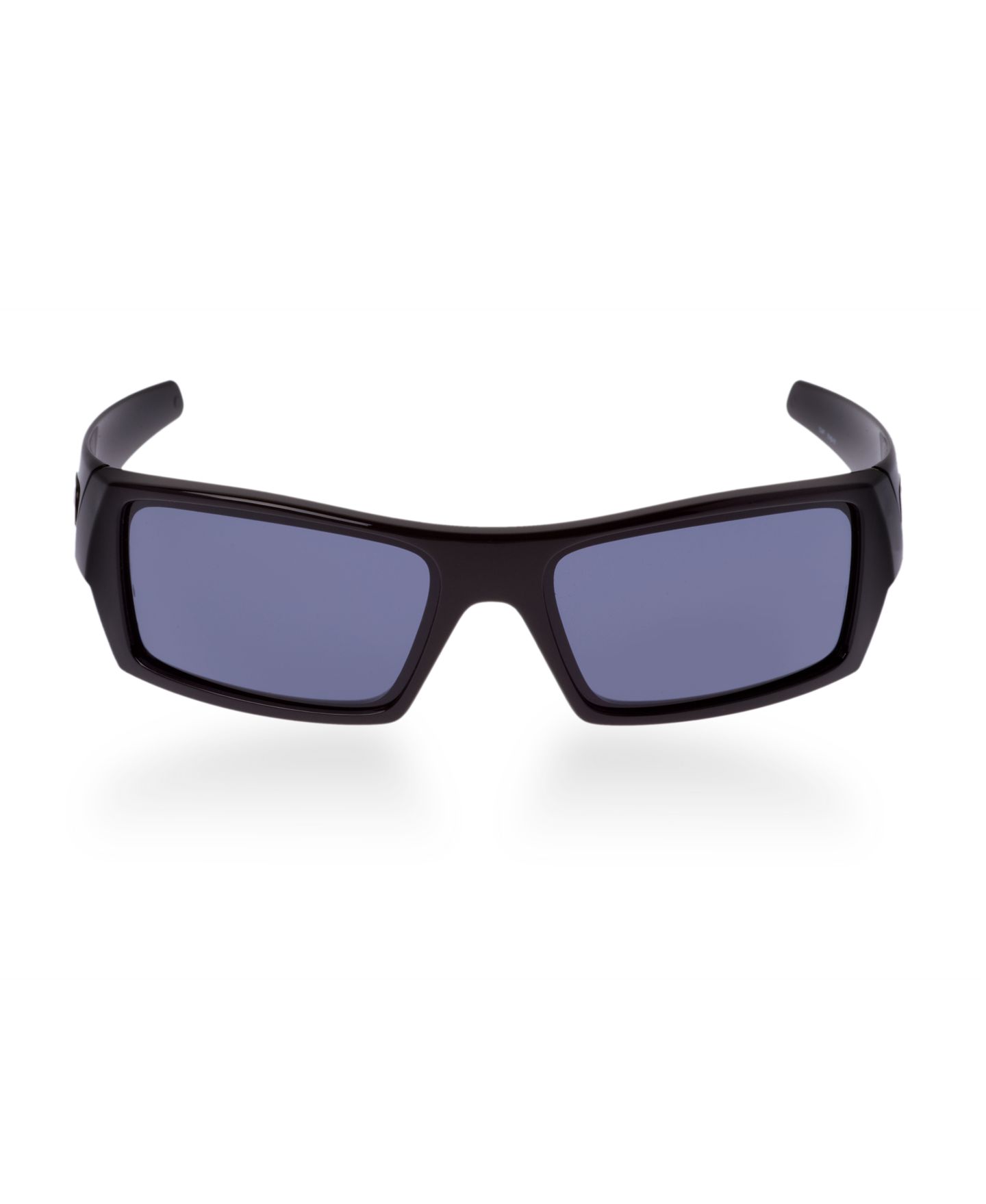 Мужские солнцезащитные очки Oakley Polarized Sunglasses, Gascon OO9014, цвет: Чёрный блестящий / Серый — фото 2