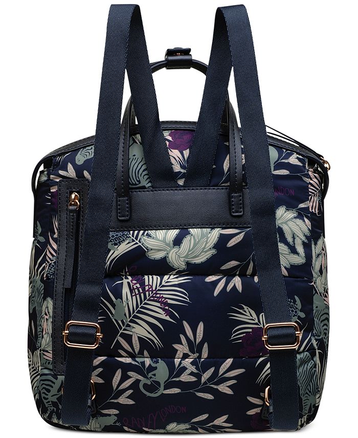 Radley London Longleat Palms ZipTop Backpack Macy's