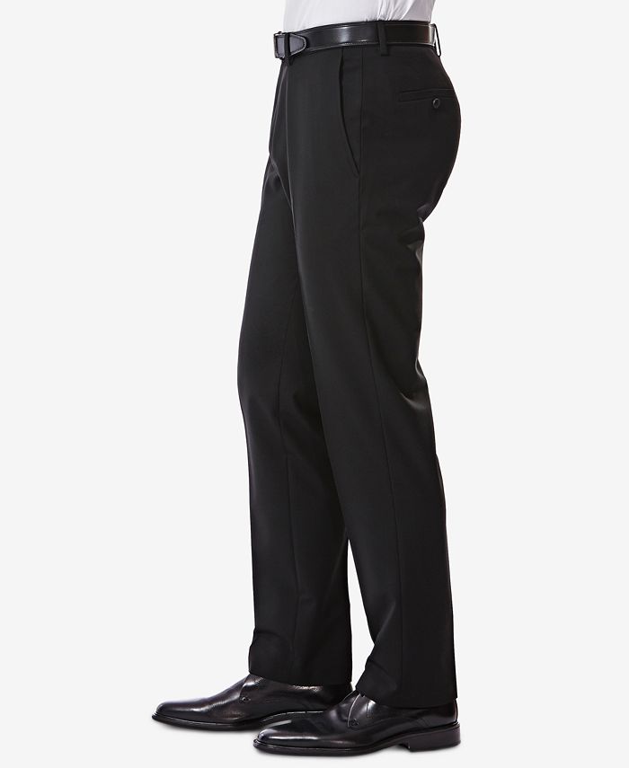 Haggar - Men's 4-Way Stretch Slim-Fit Suit Pants