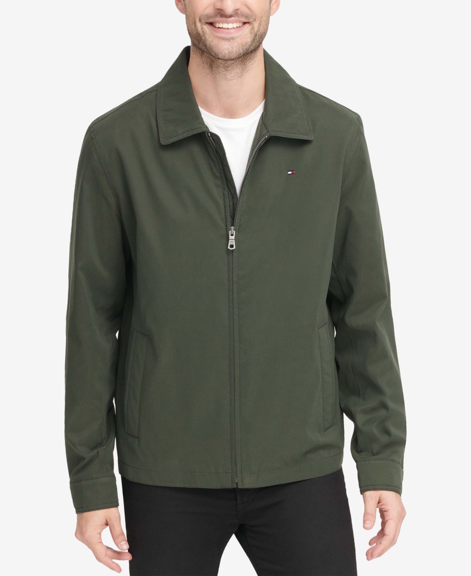 Men's Lightweight Full Zip-Front Jacket