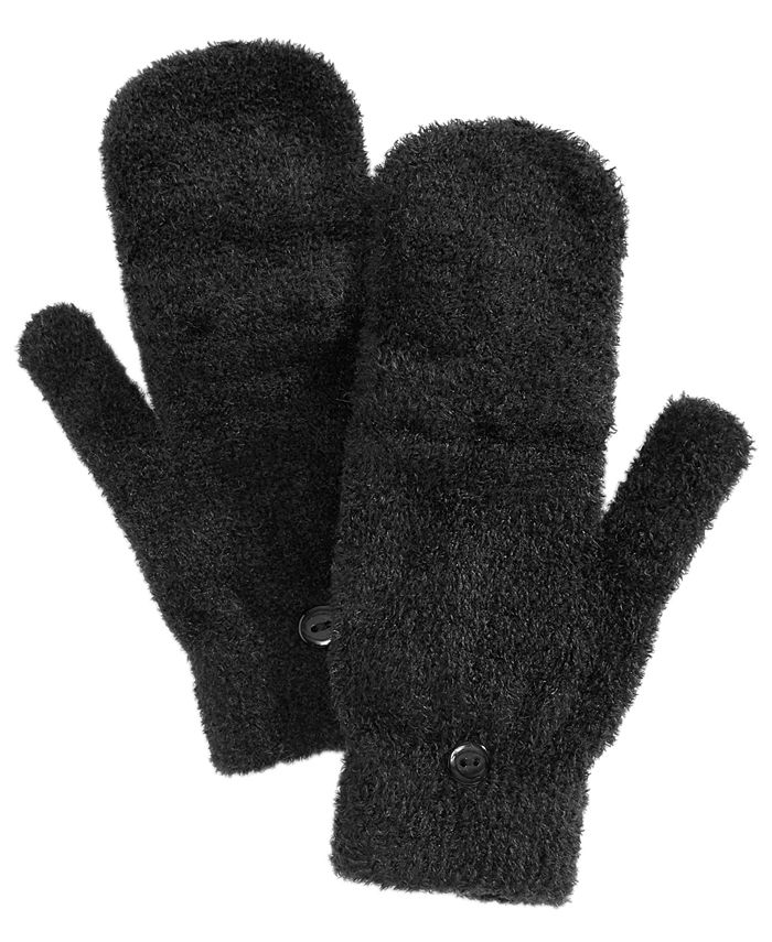 Steve Madden Marled Flip-Top Gloves - Macy's