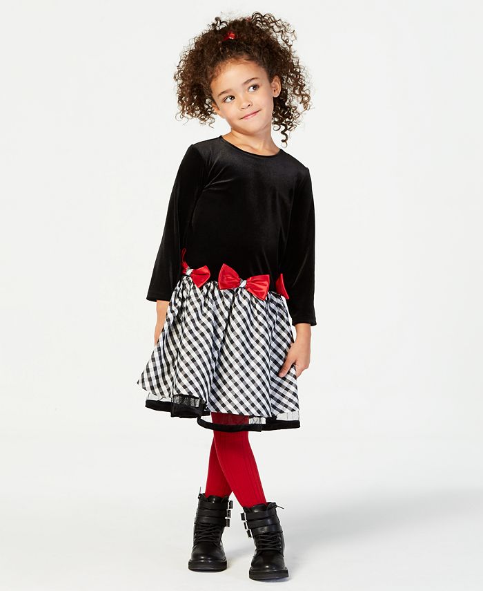 Jayne Copeland Plaid-Skirt Dress, Toddler Girls - Macy's