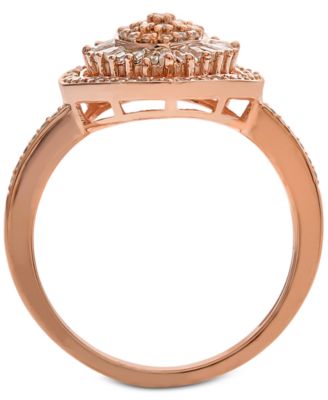 Diamond Heart Cluster Ring (1/2 ct. t.w.) in 14k White , Yellow or Rose Gold