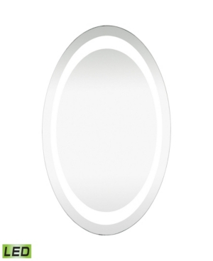 Dimond Home Oval Led Mirror In Clear