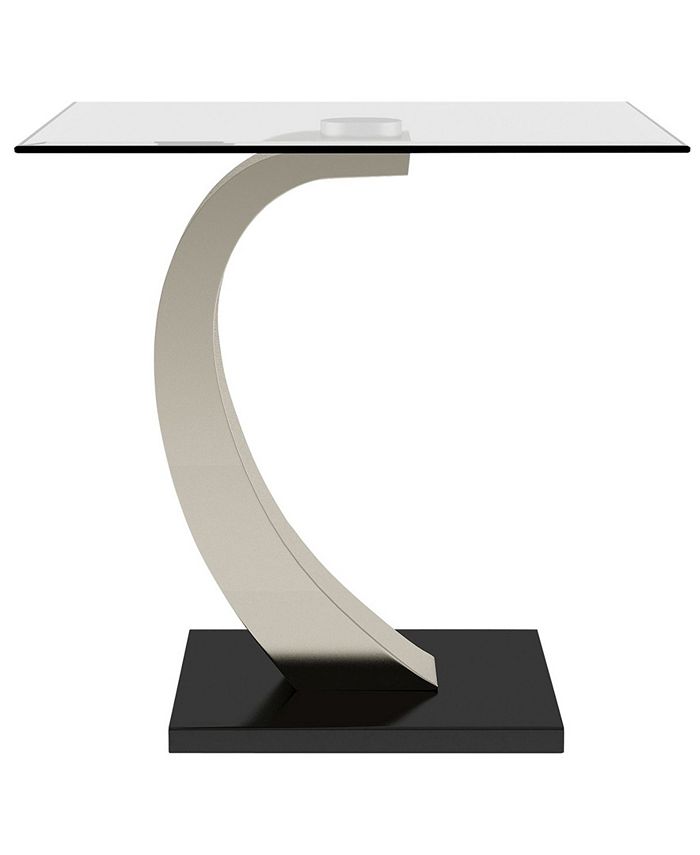 Furniture of America Navarre Square Glass Top End Table Macy's