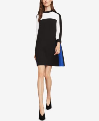 BCBGMAXAZRIA Colorblocked Shift Dress - Macy's