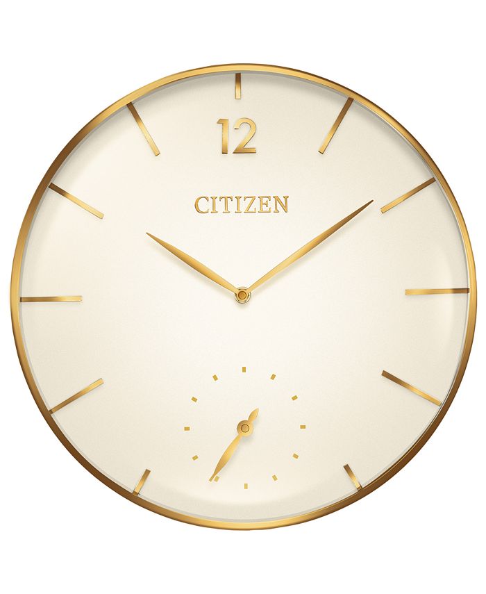 Citizen Gallery GoldTone Wall Clock Macy's