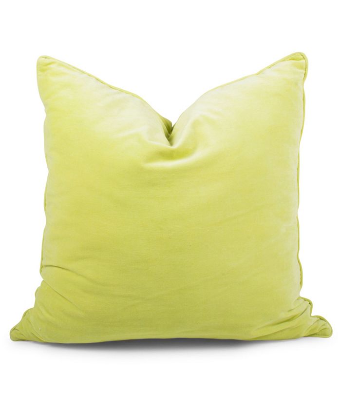 Citron shop velvet pillow