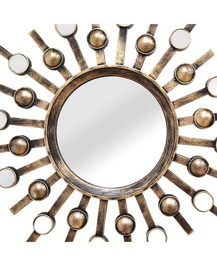 Stratton Home Décor Stratton Home Decor Set of 5 Burst Wall Mirrors