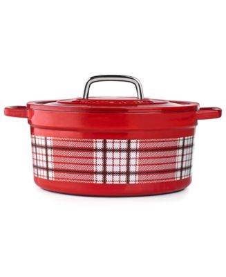 Martha Stewart Collection CLOSEOUT! Collector's Enameled Cast Iron 6 Qt.  Round Dutch Oven, Created for Macy's - Macy's