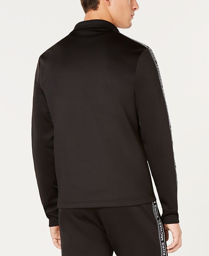 Michael Kors Men's Logo Track Jacket & Reviews - Coats & Jackets - Men ...