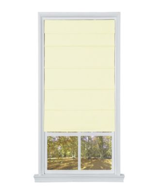 US Shade & Shutter - Cordless Cotton Fabric Roller Shade, 39x64
