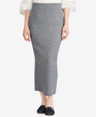 Lauren Ralph Lauren - High-Waist Knit Skirt