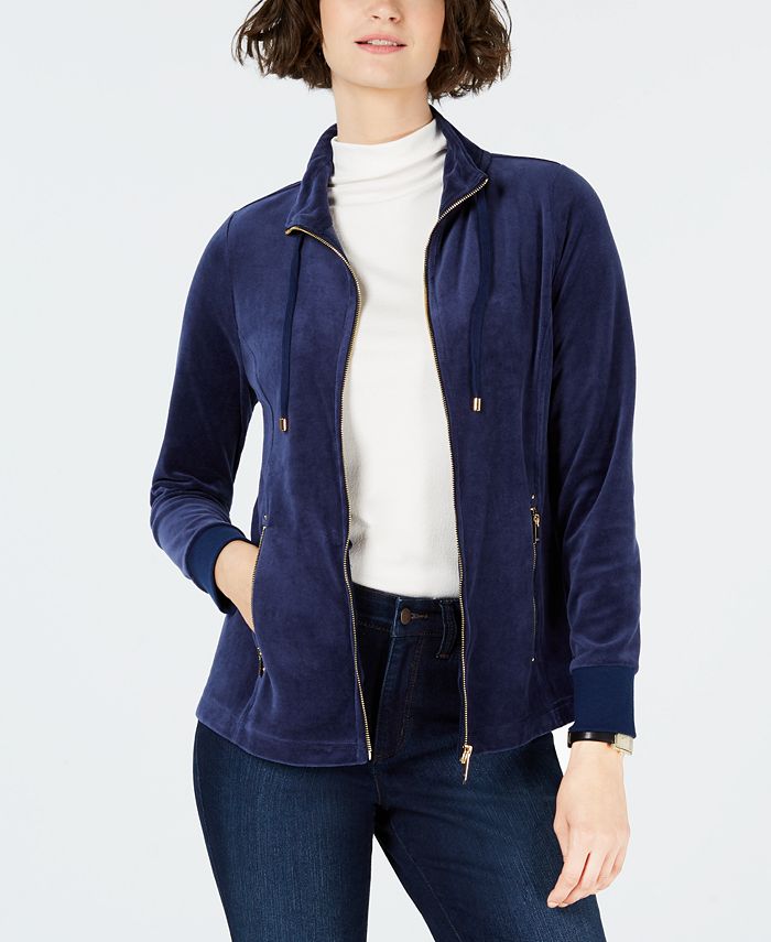 Charter Club Velour Sport Jacket Created for Macy s Macy s