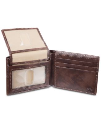 Dockers Portafoglio Uomo Bi-Fold Traveler Con Blocco RFID – Nero, 6 Slot Carte, 2 Tasche, Finestre ID, Confezione Regalo - 4