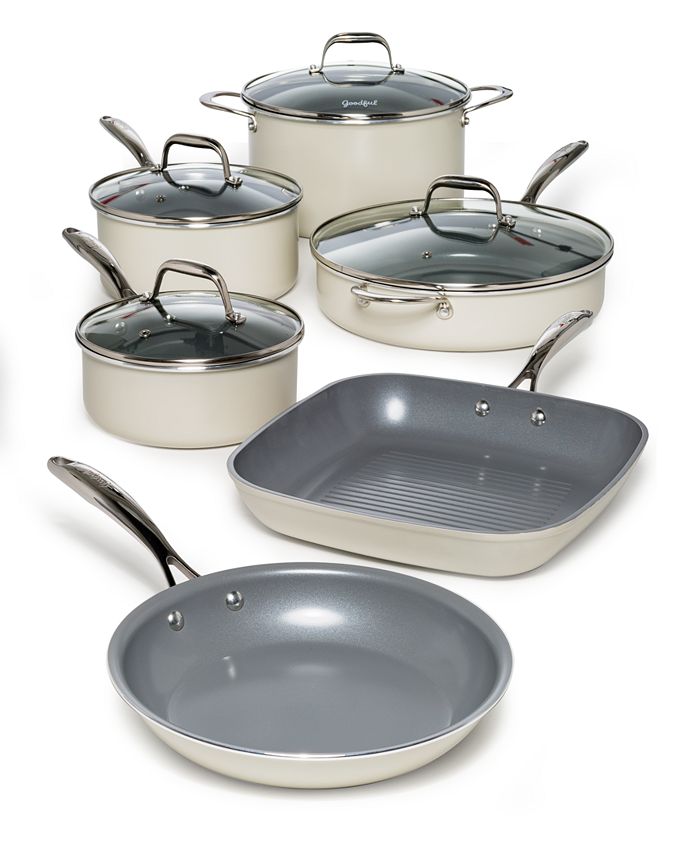 Goodful 10Pc. Ceramic Cookware Set, Created for Macy's Macy's