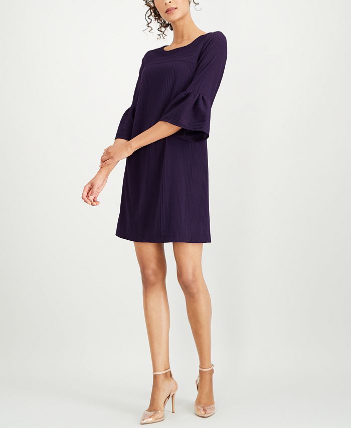 Connected RuffleSleeve Shift Dress Macy's