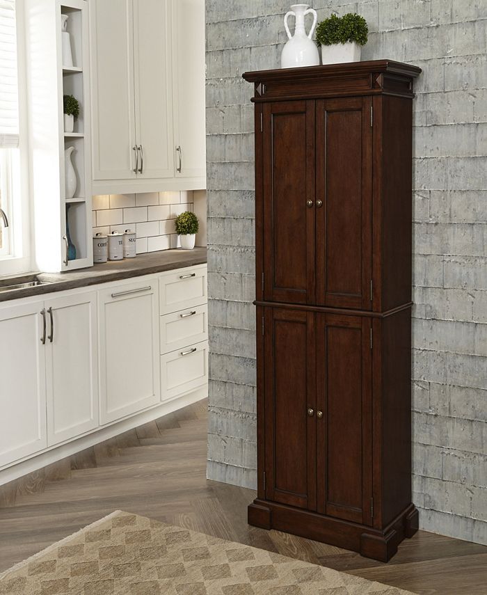 Home styles americana shop cherry kitchen pantry