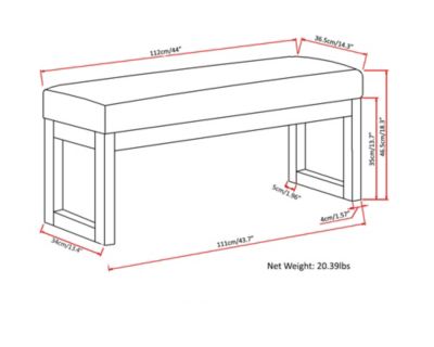 Rabton Large Ottoman