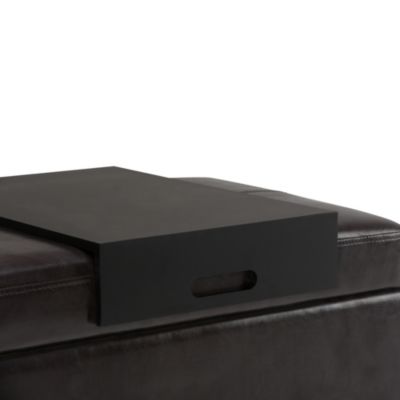 Oregon Storage Ottoman Bench with Tray