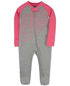 Baby Girl Footed Futura Dot Coverall