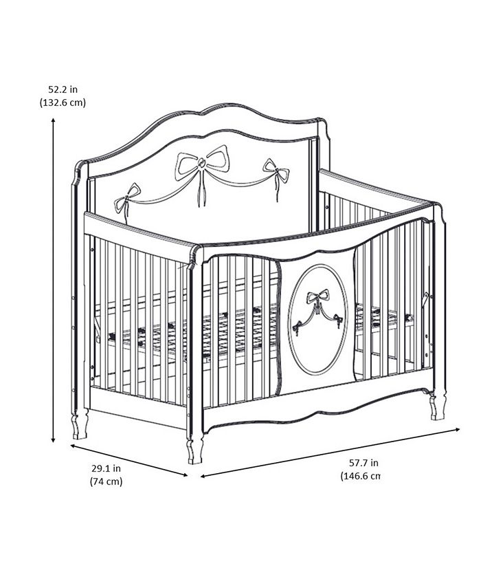 Storkcraft Princess 4 in 1 Convertible Crib Macy's