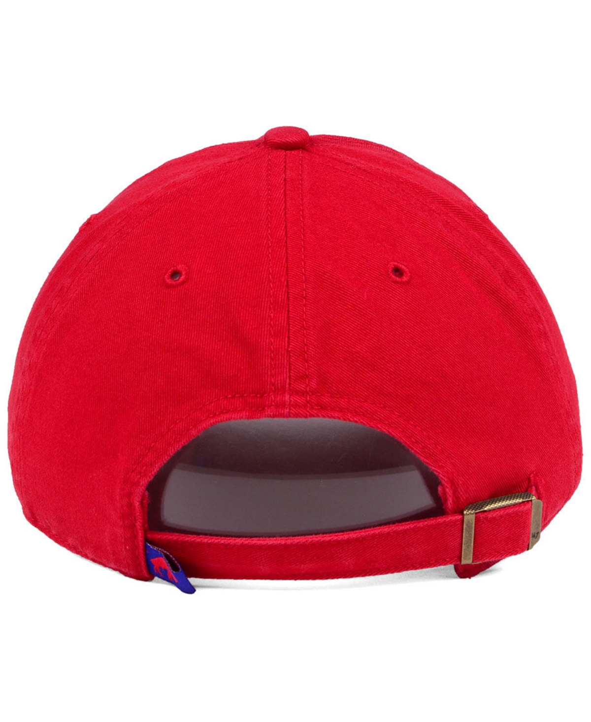 Shop 47 Brand Buffalo Bills Clean Up Strapback Cap In Red,white