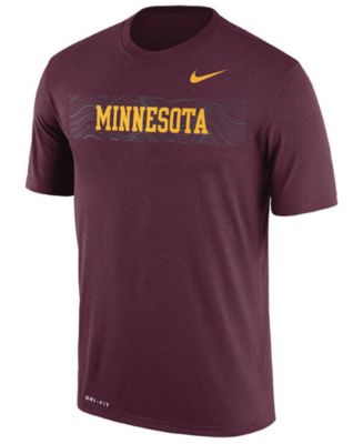 Nike Men's Minnesota Golden Gophers Legend Staff Sideline T-Shirt - Macy's