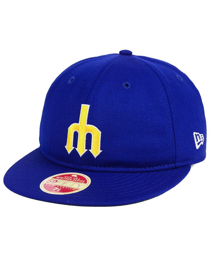 New Era Seattle Mariners Retro Classic 59FIFTY-FITTED Cap - Macy's