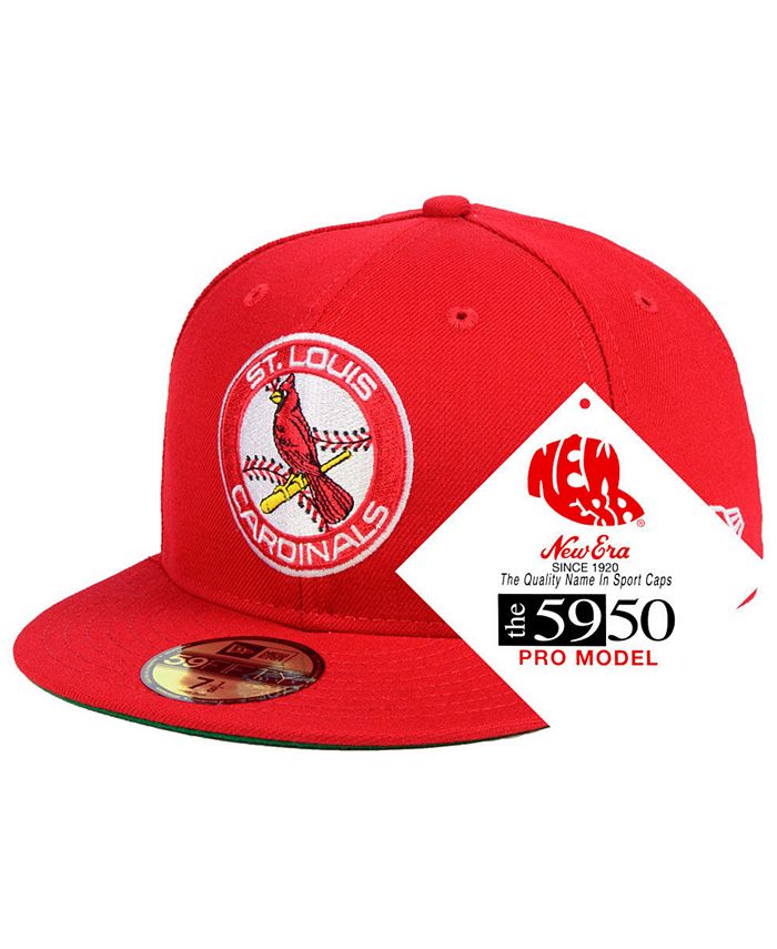 Vintage St Louis Cardinals New Era The 5950 Pro Model MLB Baseball Hat - 7  1/4