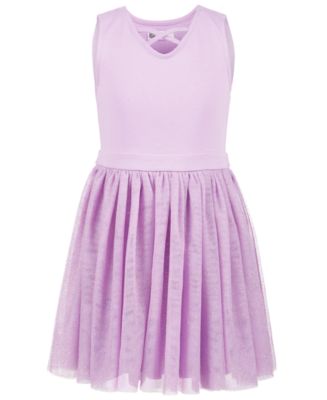 Epic Threads Toddler Girls Metallic Knit Flutter Dress Red Size 3t main image 0