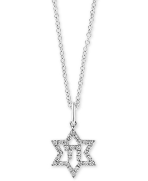 image of Effy Diamond Star of David Chai 18