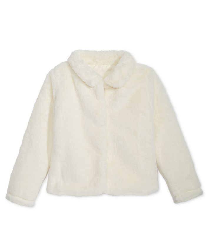 Macys best sale fluffy jacket