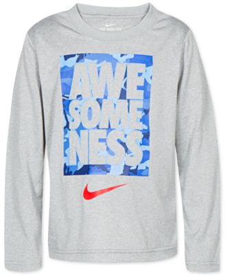 toddler boy nike long sleeve shirts