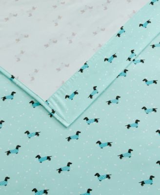 Novelty Printed Microfiber 3-Pc. Sheet Set, Twin XL