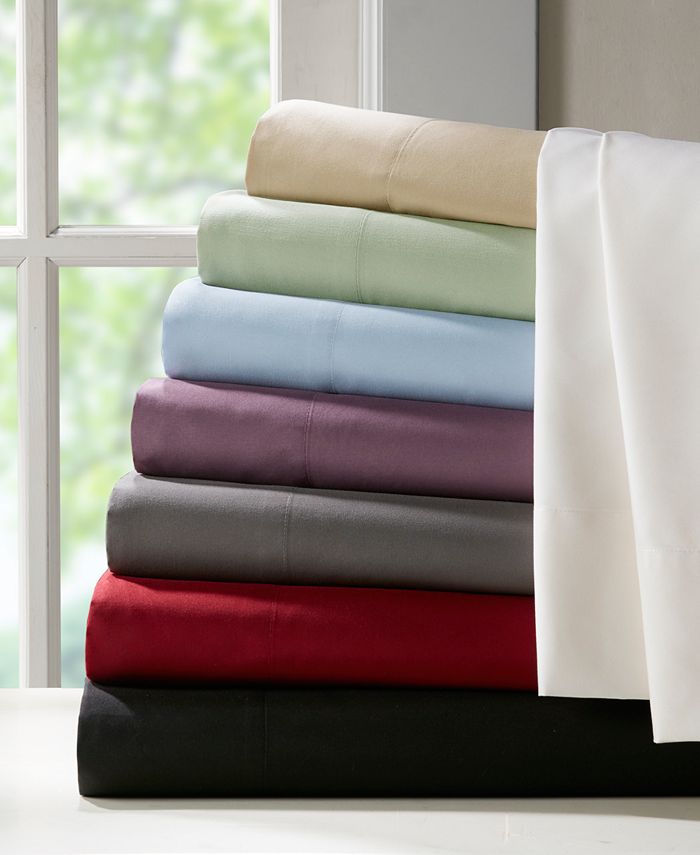 Madison Park Micro Splendor 3PC Twin Sheet Set & Reviews Sheets