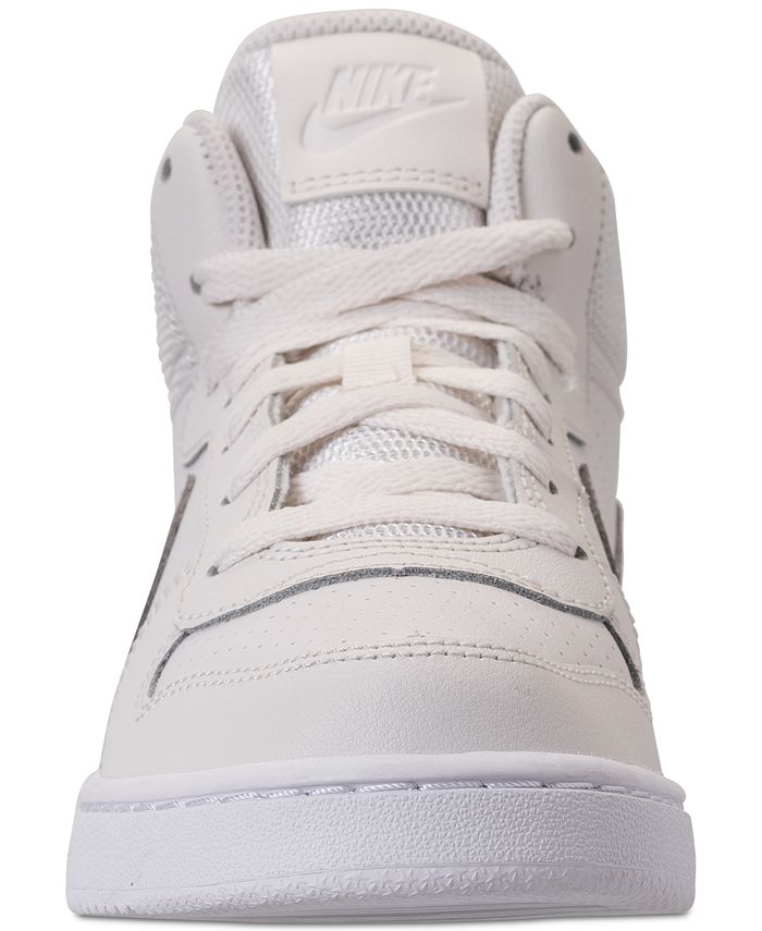 Nike Girls #39 Court Borough Mid Casual Sneakers from Finish Line Macy #39 s